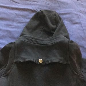 POL brand size Large sweatshirt jacket. Black